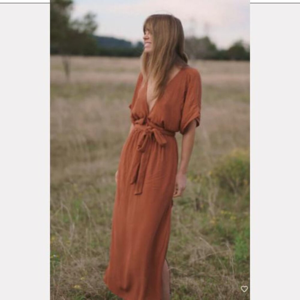 Melody Maxi Dress in cinnamon (never worn)